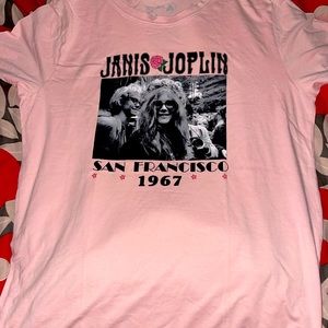 New Graphic Tee Janis Joplin
